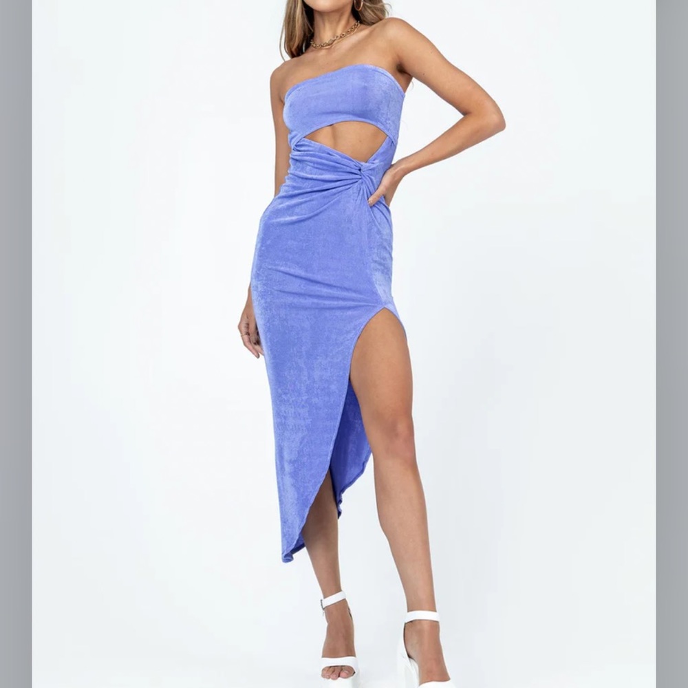 Zeta Midi Dress Blue